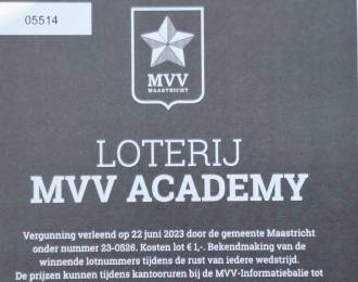 Uitslag loterij MVV-Helmond Sport