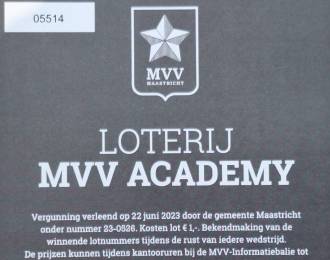 Uitslag loterij MVV-Telstar